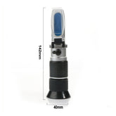 RZ117 Optical Brix Meter Handheld High Concentration Brix Meter Honey Sugar Meter 0-90 Range